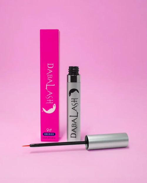 DABALASH Professional Eyelash & Eyebrow Growth Serum with Castor Oil – Promotes the Appearance of Naturally Longer, Fuller, Thicker & Stronger Lash + Brow Hair – 0.18 oz